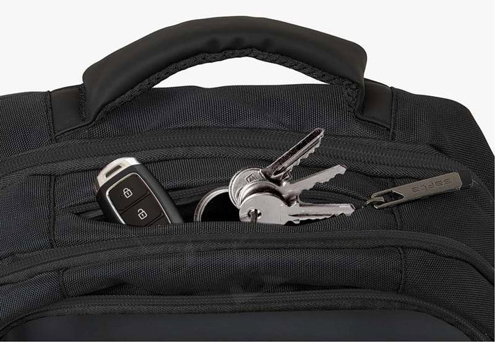 Safta Business - Sac à dos portable 15,6 pouces avec compartiment pour tablette et port USB pour ordinateur portable, nylon 900D - Noir