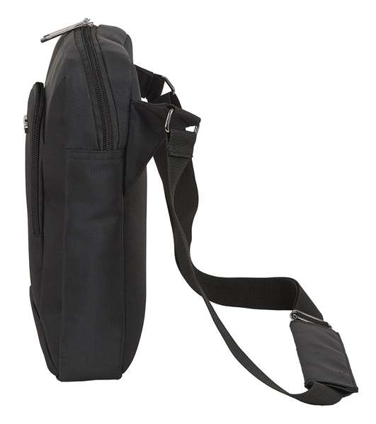 Safta Bandolera Business - Sac bandoulière pour tablette 10,6" (900D Nylon + Cuir PVC, Noir)