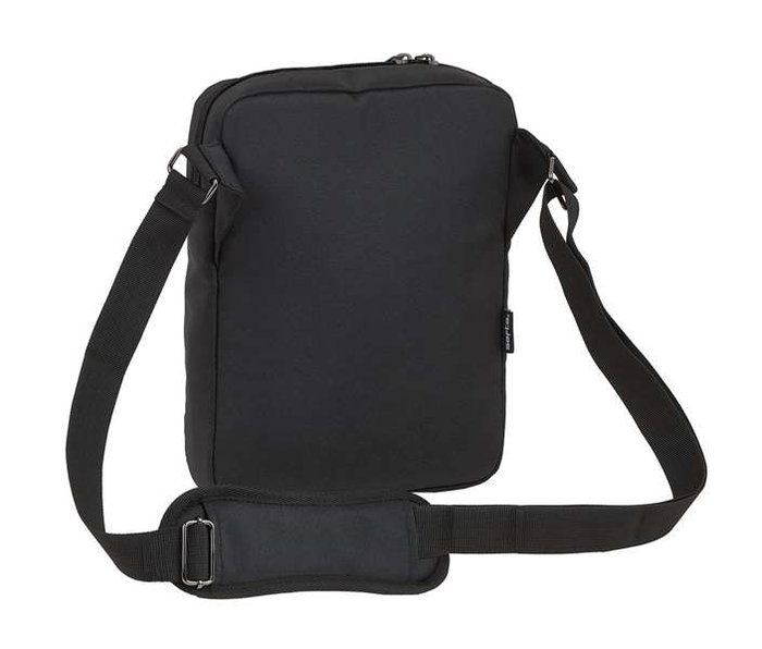 Safta Bandolera Business - Sac bandoulière pour tablette 10,6" (900D Nylon + Cuir PVC, Noir)