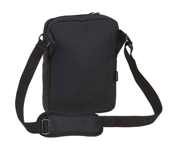 Safta Bandolera Business - Sac bandoulière pour tablette 10,6" (900D Nylon + Cuir PVC, Noir)