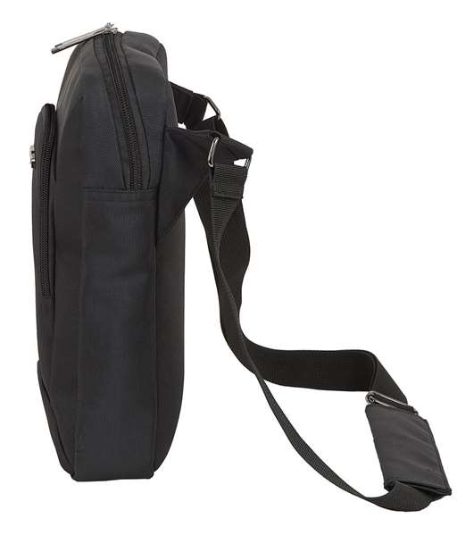 Safta Bandolera Business - Sac bandoulière pour tablette 10,6" (900D Nylon + Cuir PVC, Noir)
