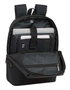 Safta Sac à dos pour ordinateur portable 14,1 pouces Business, Noir, Nylon 900D + PVC Cuir