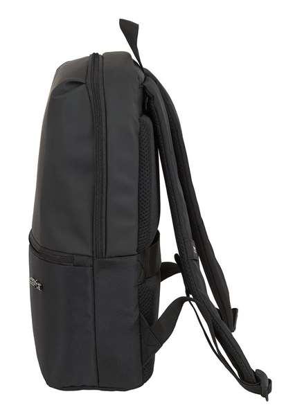 Safta Sac à dos pour ordinateur portable 14,1 pouces Business, Noir, Nylon 900D + PVC Cuir