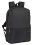 Safta Sac à dos pour ordinateur portable 14,1 pouces Business, Noir, Nylon 900D + PVC Cuir