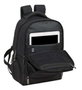 Safta SAFA Sacoche Ordinateur Portable 14,1 Pouces Affaires, Nylon 900D et Cuir PVC, Noir