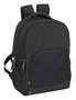 Safta SAFA Sacoche Ordinateur Portable 14,1 Pouces Affaires, Nylon 900D et Cuir PVC, Noir