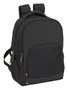 Safta SAFA Sacoche Ordinateur Portable 14,1 Pouces Affaires, Nylon 900D et Cuir PVC, Noir