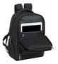 Safta SAFA Sacoche Ordinateur Portable 14,1 Pouces Affaires, Nylon 900D et Cuir PVC, Noir