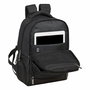 Safta SAFA Sacoche Ordinateur Portable 14,1 Pouces Affaires, Nylon 900D et Cuir PVC, Noir
