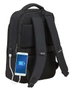 Safta Business - Sac à dos portable 15,6 pouces avec compartiment pour tablette et port USB pour ordinateur portable, nylon 900D - Noir