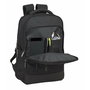 Safta Business - Sac à dos portable 15,6 pouces avec compartiment pour tablette et port USB pour ordinateur portable, nylon 900D - Noir