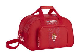 Safta Sac de sport Real Sporting de Gijon Rouge 40x24x23 cm en polyester 600D pour enfant