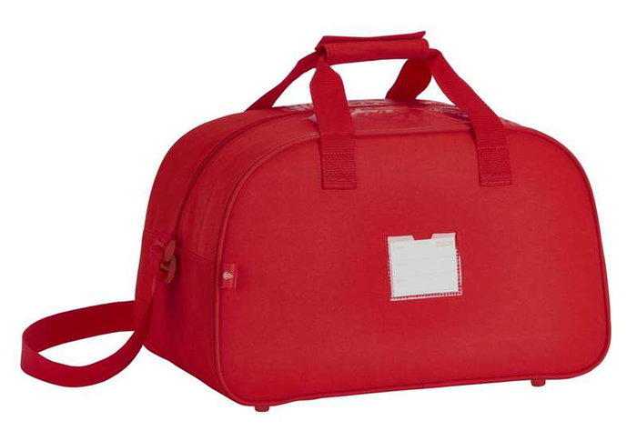 Safta Sac de sport Real Sporting de Gijon Rouge 40x24x23 cm en polyester 600D pour enfant