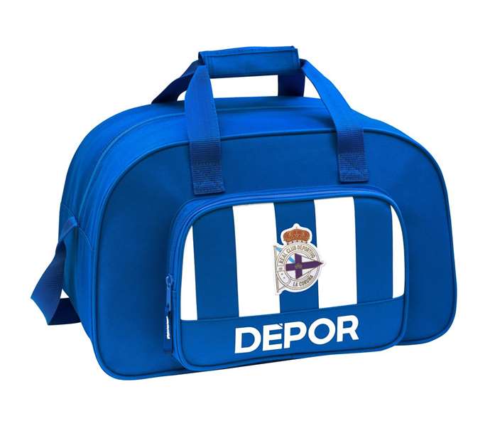 Safta - Sac de sport polyester 600D - 40 x 24 x 23 cm - Blanc et bleu - Recommandé à partir de 3 ans Safta - Sac de sport polyester 600D - 40 x 24 x 23 cm - Blanc et bleu - Recommandé à partir de 3 ans
