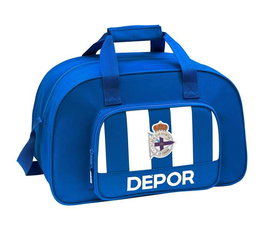 Safta - Sac de sport polyester 600D - 40 x 24 x 23 cm - Blanc et bleu - Recommandé à partir de 3 ans