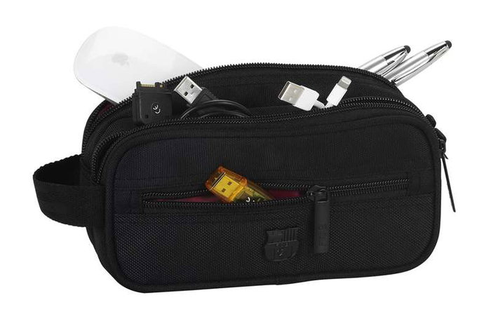 Safta Sacoche à accessoires portable F.C. Barcelona, dimensions 21 x 8 x 10 cm, en nylon 900D, couleur noire