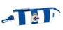 Safta Portatodo sportif triangulaire 20x8.5x5 cm, tissu polyester 600D, disponible en blanc et bleu