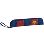 SAFTA Porte-Flûte de Football Club Barcelona, Intérieur capitonné, Compartiment pour tige de nettoyage, Poignée latérale, 37x8x2 cm