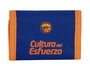 Safta Billetera Valencia Basket Portefeuille enfant 12.5 x 9.5 cm Polyester 600D Bleu et Orange, Langue Espagnol