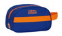 Safta Nécessaire de voyage avec anse et sangle adaptable pour chariot Valencia Basket - 26 x 15 x 12 cm, Polyester 600D, Couleurs bleu et orange