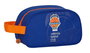 Safta Nécessaire de voyage avec anse et sangle adaptable pour chariot Valencia Basket - 26 x 15 x 12 cm, Polyester 600D, Couleurs bleu et orange