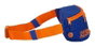 Safta Riñonera Valencia Basket 23x12x9cm - Sac banane enfant et adulte en polyester 600D - Couleurs: bleu et orange