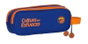 Safta Portatodo Doble Valencia Basket 21x8x6cm - Porte-tout double, polyamide 600D pour enfants, 3 ans, bleu et orange
