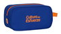 Safta - Organisateur de chaussures pour enfants en polyester 600D - Valencia Basket 29x15x14 cm - Bleu et orange
