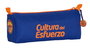 Safta Portatodo Valencia Basket, Sac de Sport Enfant 21 * 8 * 7 cm en Polyester 600D, Couleurs Bleu et Orange, Âge Recommandé 3 Ans