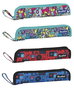 Safta Portaflautas mod - Etui porte-flûtes assortis 37 x 2 x 8 cm, polyester 300D, multicolore, pour enfant 3 ans