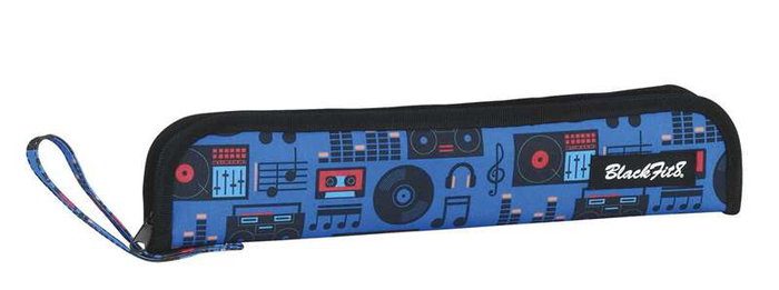 Safta Portaflautas mod - Etui porte-flûtes assortis 37 x 2 x 8 cm, polyester 300D, multicolore, pour enfant 3 ans