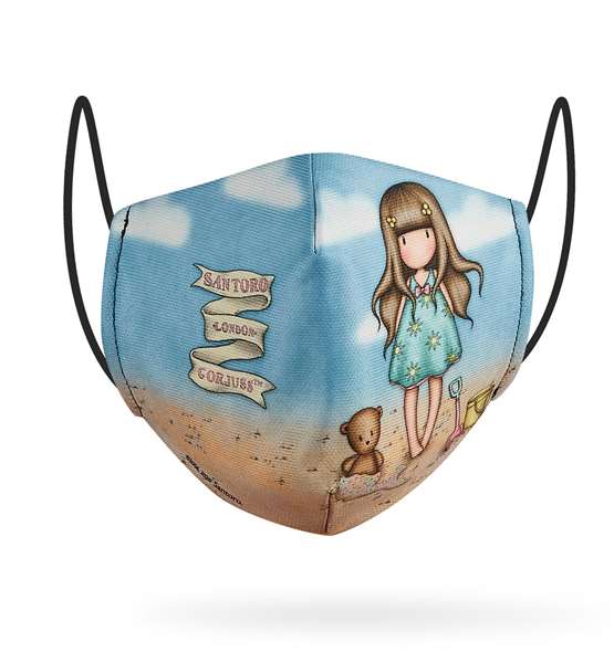 Safta Mascarilla Hello Summer Gorjuss - Masque pour enfants 6 à 9 ans Safta Mascarilla Hello Summer Gorjuss - Masque pour enfants 6 à 9 ans