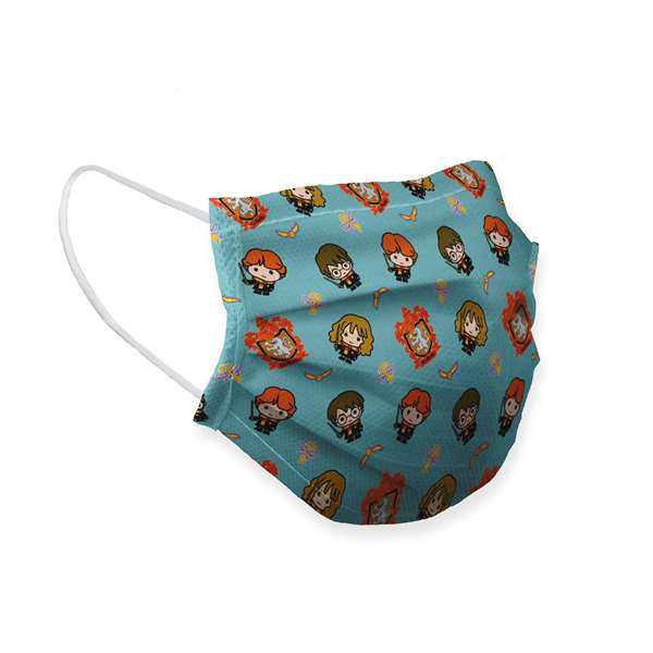 Safta Masques jetables Harry Potter 24 unités pour enfants 6-9 ans - 15 x 6,5 cm - Taille M
