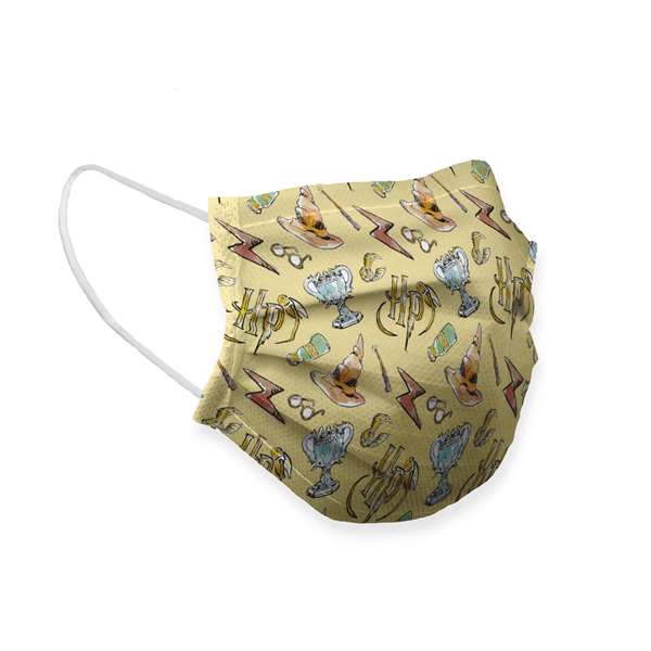 Safta Masques jetables Harry Potter 24 unités pour enfants 6-9 ans - 15 x 6,5 cm - Taille M