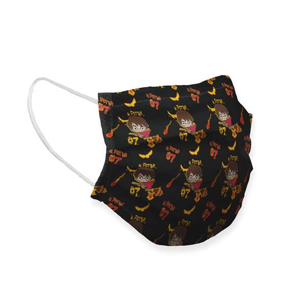 Safta Masques jetables Harry Potter 24 unités pour enfants 6-9 ans - 15 x 6,5 cm - Taille M