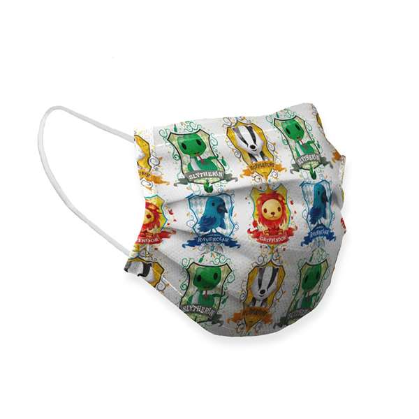 Safta Masques jetables Harry Potter 24 unités pour enfants 6-9 ans - 15 x 6,5 cm - Taille M