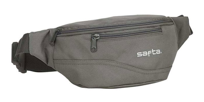 Safta Sac banane gris fumée - Modèles assortis - En polyester 600D - À partir de 3 ans