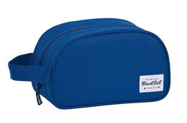 Safta Blackfit8 Oxford Trousse de voyage enfant 1 poignée adaptable chariot, Polyester 600D, Bleu foncé