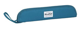 Safta Portaflautas Blackfit8 Egeo, Etui pour Flûte en Polyester 600D, Âge 3 Ans, Couleur Bleue