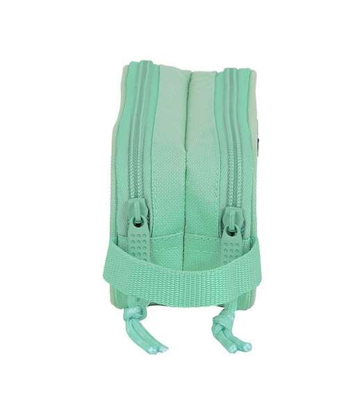 Safta Portatodo Doppio Blackfit8 - Porte-tout Double pour Enfant 3 ans, Tissu Polyester 600D, Couleur Turquoise