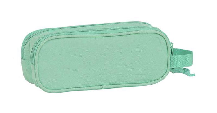 Safta Portatodo Doppio Blackfit8 - Porte-tout Double pour Enfant 3 ans, Tissu Polyester 600D, Couleur Turquoise