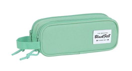 Safta Portatodo Doppio Blackfit8 - Porte-tout Double pour Enfant 3 ans, Tissu Polyester 600D, Couleur Turquoise
