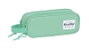Safta Portatodo Doppio Blackfit8 - Porte-tout Double pour Enfant 3 ans, Tissu Polyester 600D, Couleur Turquoise