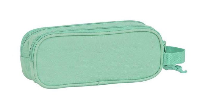 Safta Portatodo Doppio Blackfit8 - Porte-tout Double pour Enfant 3 ans, Tissu Polyester 600D, Couleur Turquoise