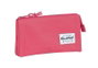 Safta Triple Porte-Tout Blackfit8 Fresa pour enfant 3 ans - Rose - Polyester 600D