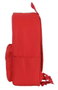Safta Sac à dos pour ordinateur portable 14,1 pouces, couleur rouge, design envoyé aléatoirement, en polyester 600D