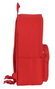 Safta Sac à dos pour ordinateur portable 14,1 pouces, couleur rouge, design envoyé aléatoirement, en polyester 600D
