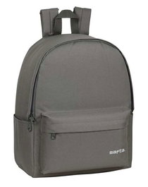 Safta Mochila - Sac à dos pour ordinateur portable 14,1 pouces, polyester 600D, couleur gris fumé, modèles aléatoires
