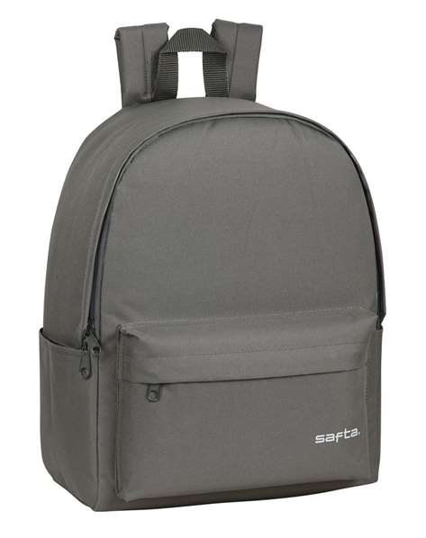 Safta Mochila - Sac à dos pour ordinateur portable 14,1 pouces, polyester 600D, couleur gris fumé, modèles aléatoires