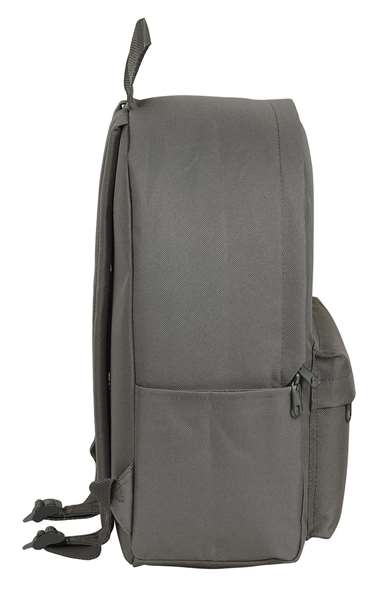 Safta Mochila - Sac à dos pour ordinateur portable 14,1 pouces, polyester 600D, couleur gris fumé, modèles aléatoires